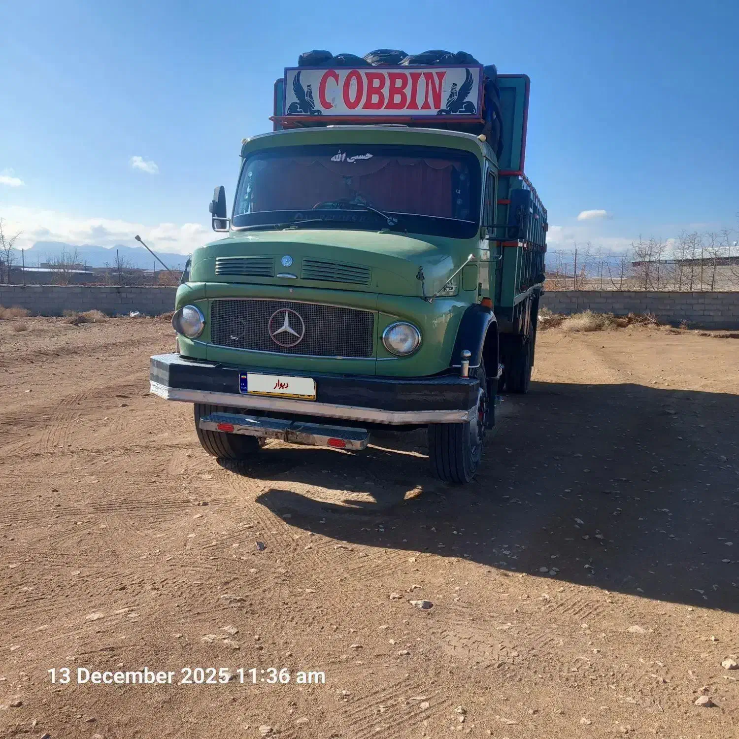 بنز مدل ۴۸ اتاق کمپرس|خودرو سنگین|قائن, |دیوار