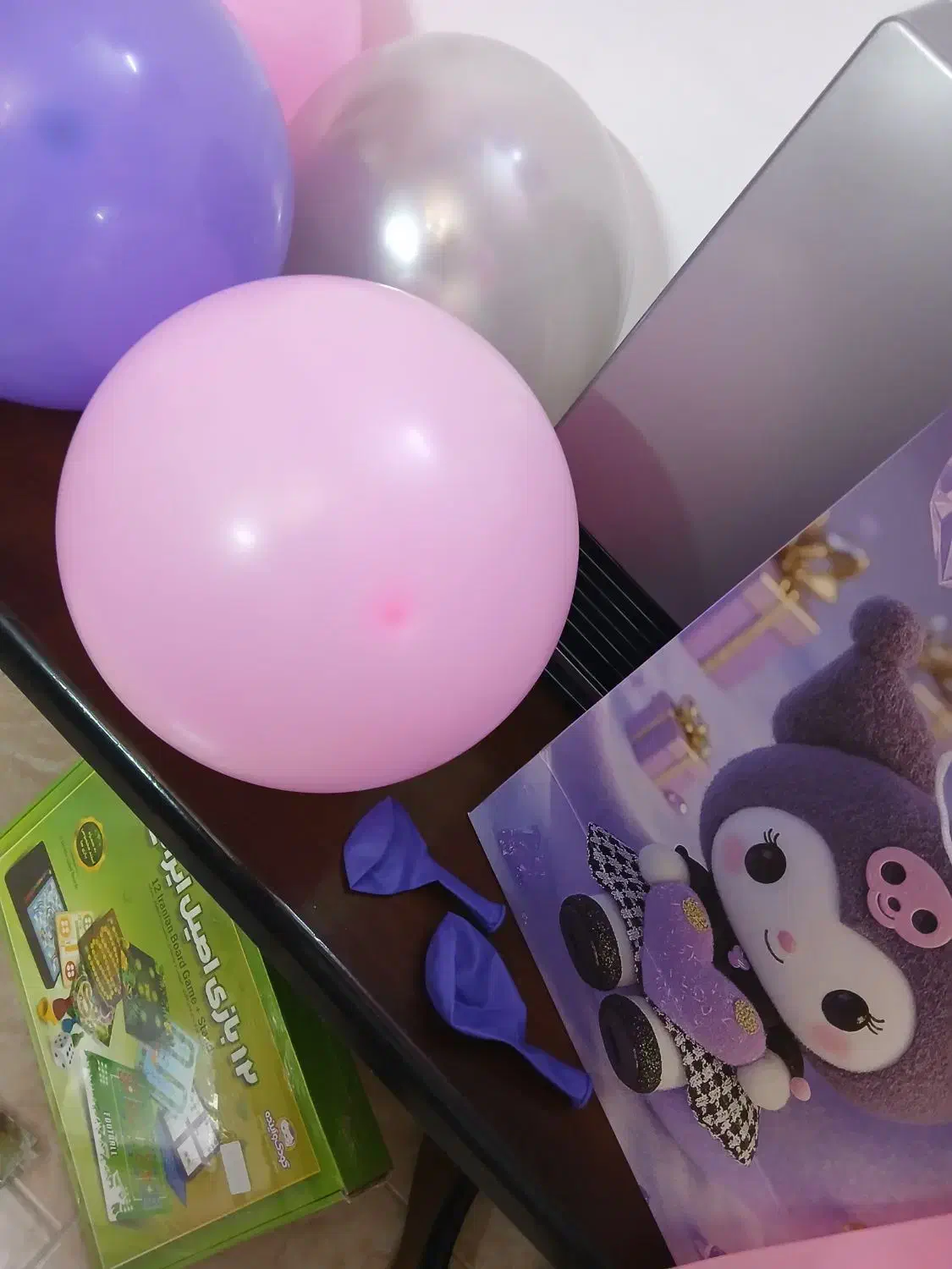 بادکنک وظرف پاپ کرن و ساک کرومی و بازی فکری پلمپ|اسباببازی|مشهد, رضاشهر|دیوار