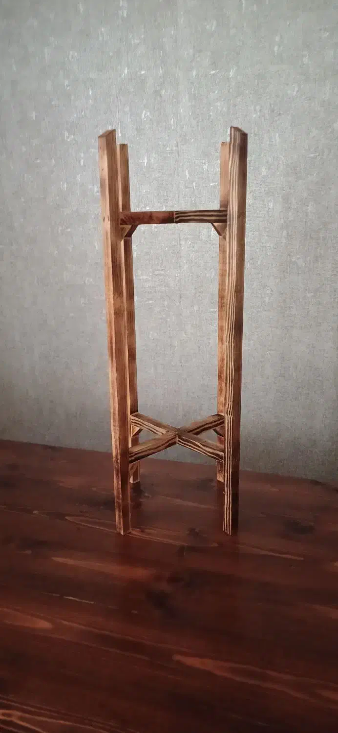 پایه گلدان چوبی استند گلدان باکس چوبی|گل و گیاه طبیعی|رشت, شهرک احمد خمینی|دیوار