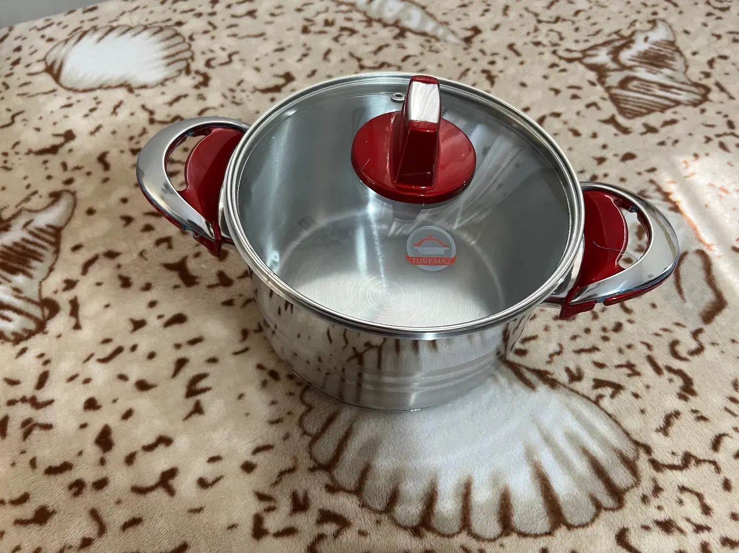 سرویس قابلمه استیل ۱۲پارچه داخل کَرانیت جانستون|ظروف پخت‌وپز|تهران, علم و صنعت|دیوار