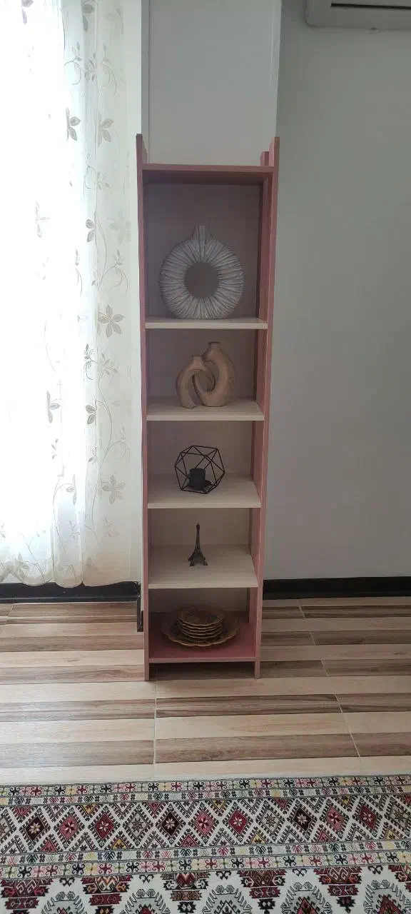 یک کتاب خانه یا بوفه|کتابخانه، شلف، قفسه‌های دیواری|گنبد کاووس, |دیوار