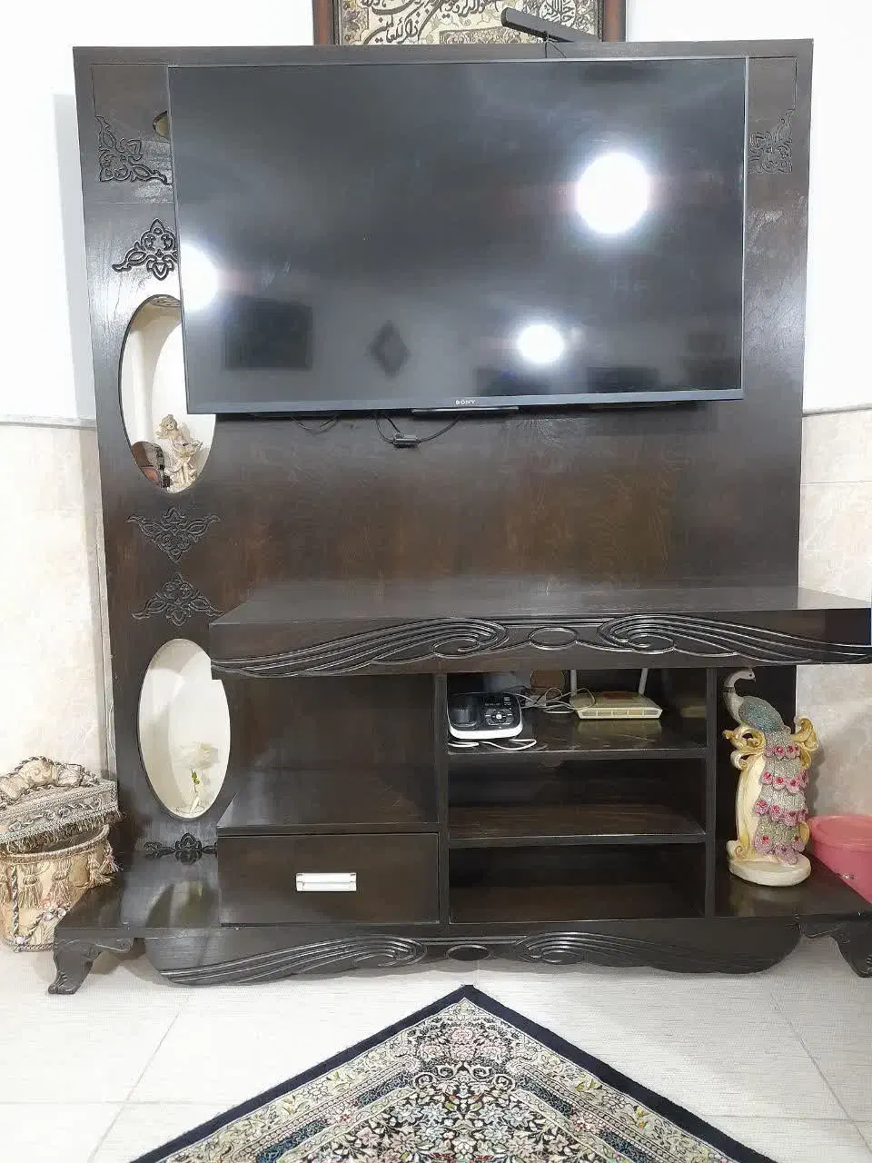 سرویس چوب|بوفه، ویترین، کنسول|نیشابور, جمهوری|دیوار