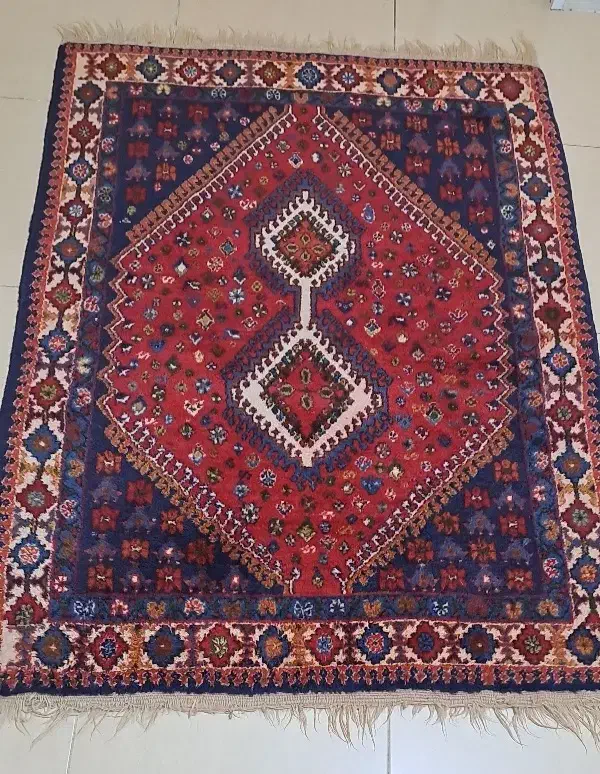 قالیچه و پادری دستباف بختیاری|فرش|اصفهان, فیض|دیوار