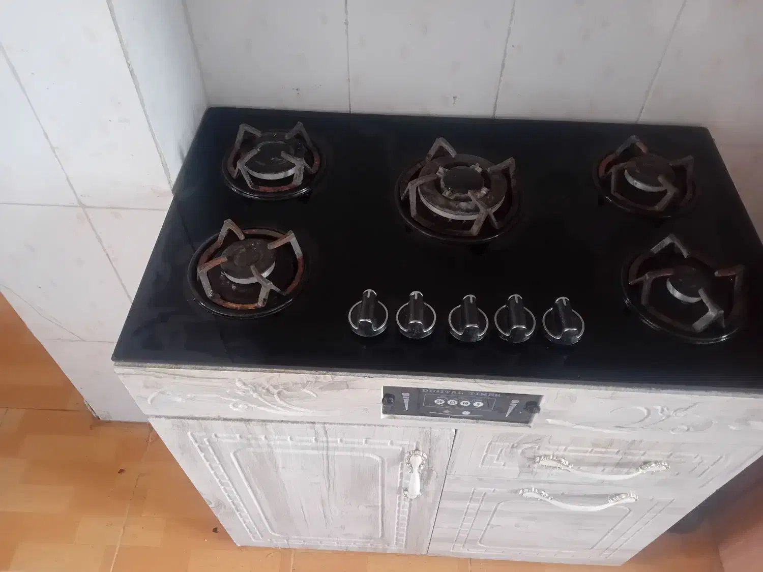 گاز کاملا تمیز یک ماه استفاده شده|اجاق گاز و لوازم برقی پخت‌وپز|شفت, |دیوار