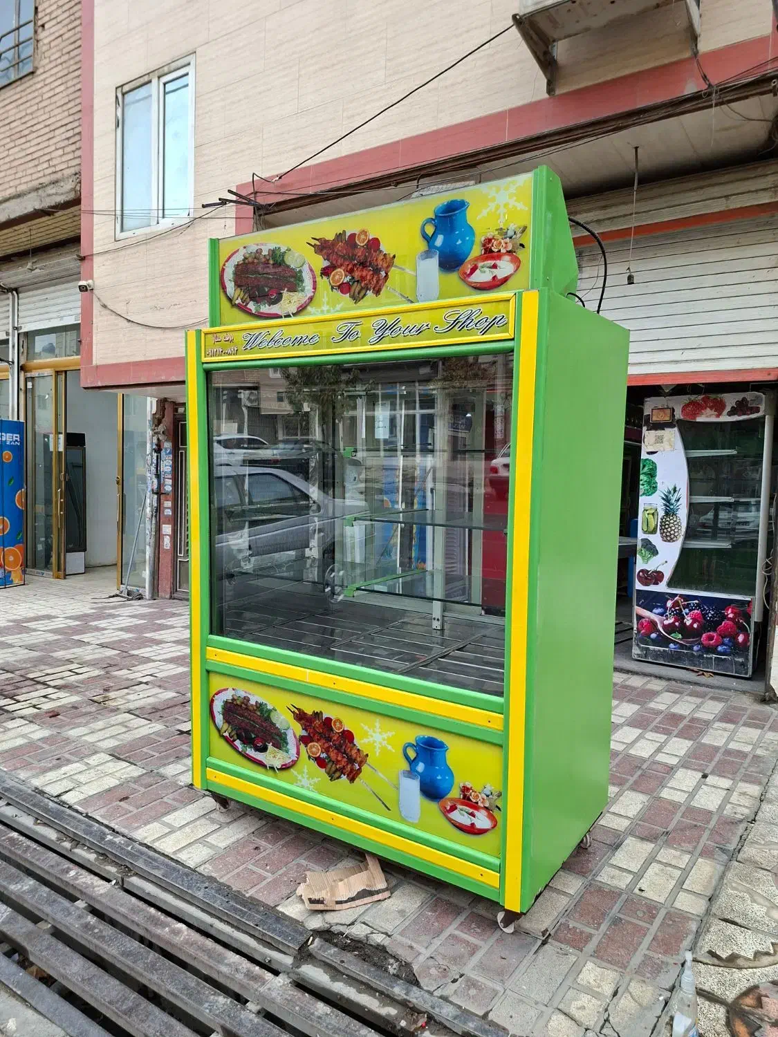 یخچال ایستاده۱ونیم متری کبابی موتور دانفوس ۳چهارم|فروشگاه و مغازه|تهران, تهرانسر شرقی|دیوار