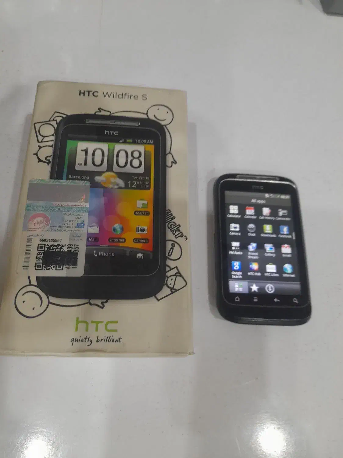 گوشی اصلی اچ تی سی مینی لمسی بسیار تمیز|موبایل|فردیس, شهرک ناز|دیوار