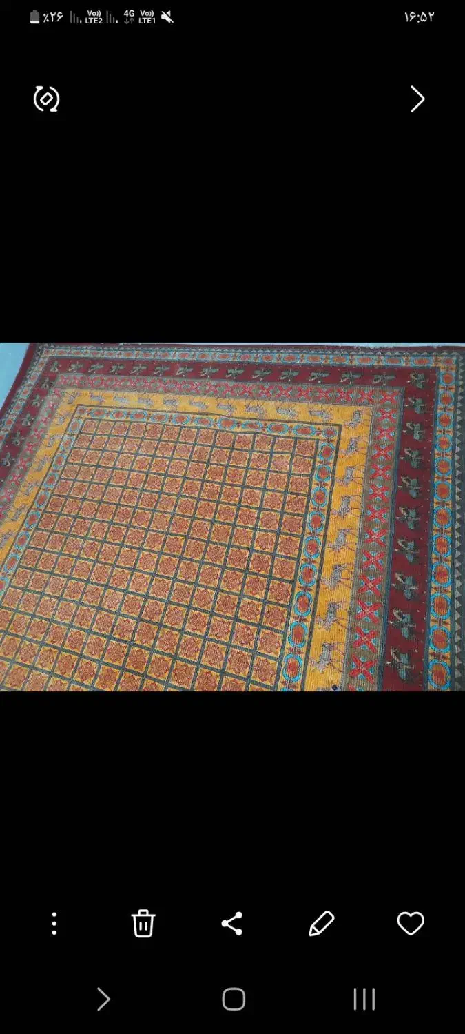 دوعدد فرش ۹ متری نو آکبند|فرش|تهران, خاک سفید|دیوار