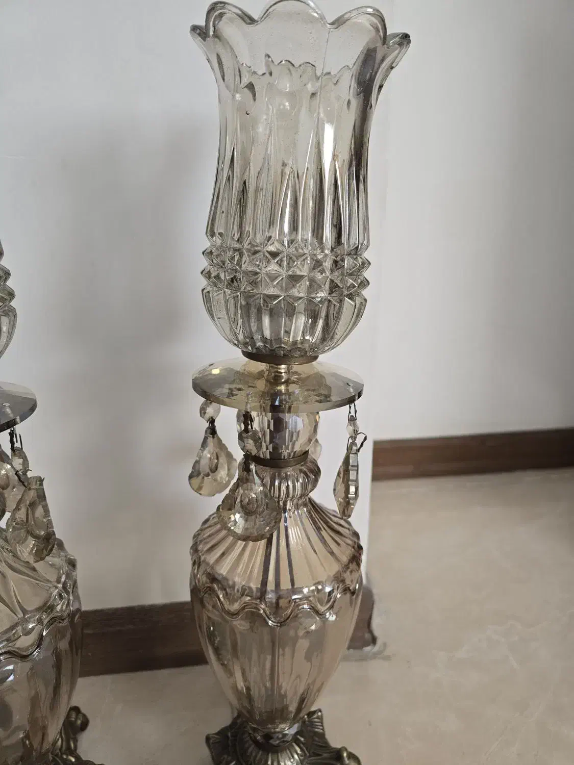 برنجی ویه جفت شمعدونی|مجسمه، تندیس، ماکت|پاکدشت, پاکدشت (مامازند)|دیوار