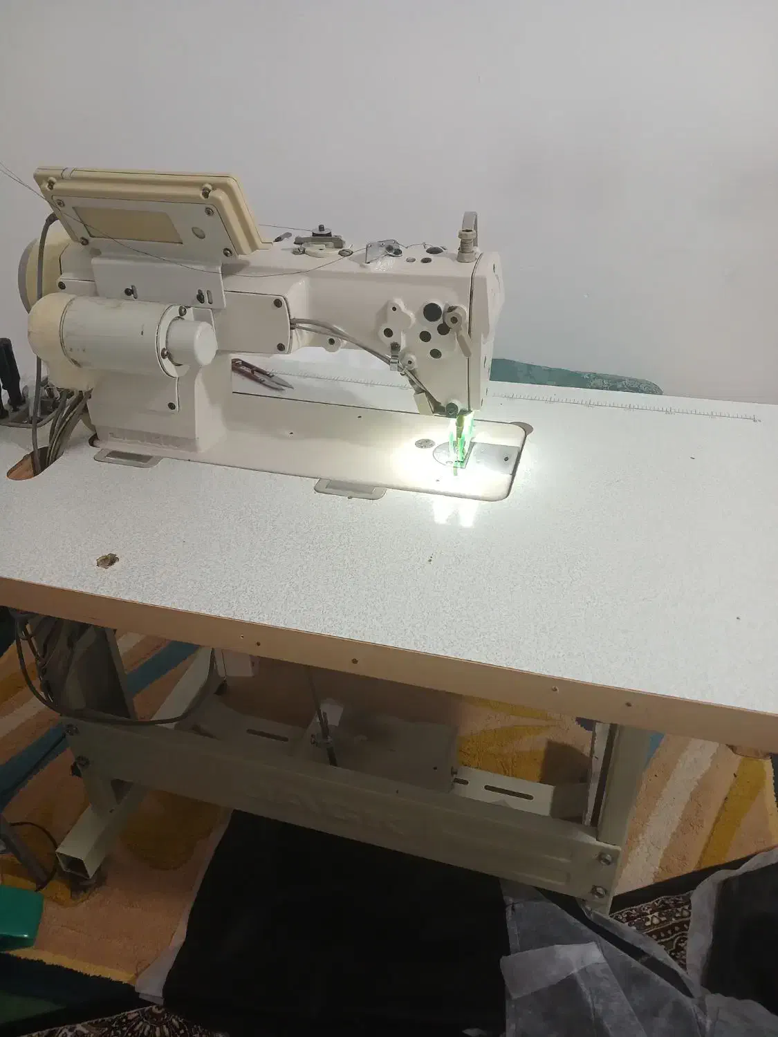 چرخ صنعتی جک تمام اتوماتیک|چرخ خیاطی و ریسندگی|میانه, |دیوار