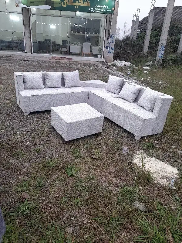 مبل راحتی و ال کنج بصورت تولیدی|مبلمان خانگی و میز عسلی|رشت, شهرک صبا|دیوار