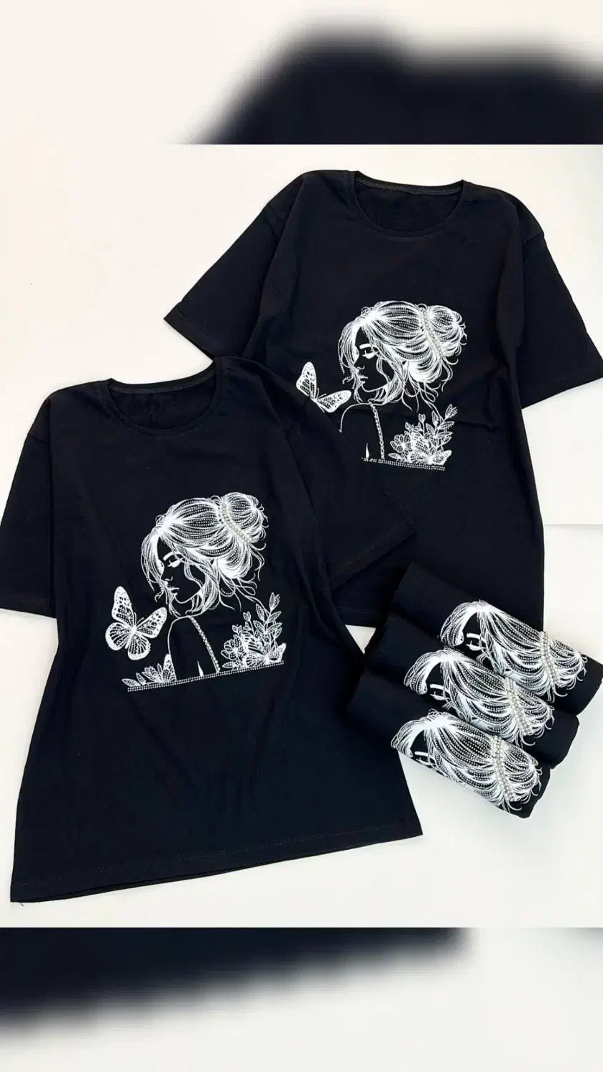 تیشرت رخ و پروانه|لباس|بوشهر, |دیوار