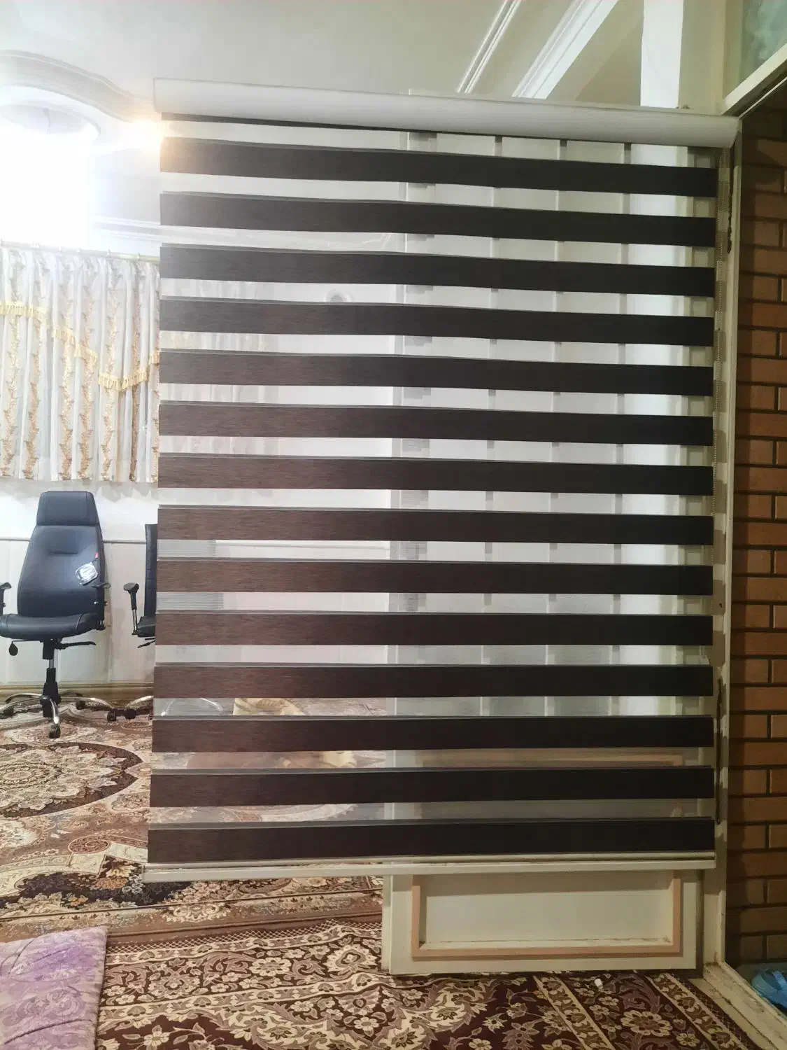 پرده زبرا|پرده، رانر، رومیزی|قم, الوندیه و گذر صادق|دیوار