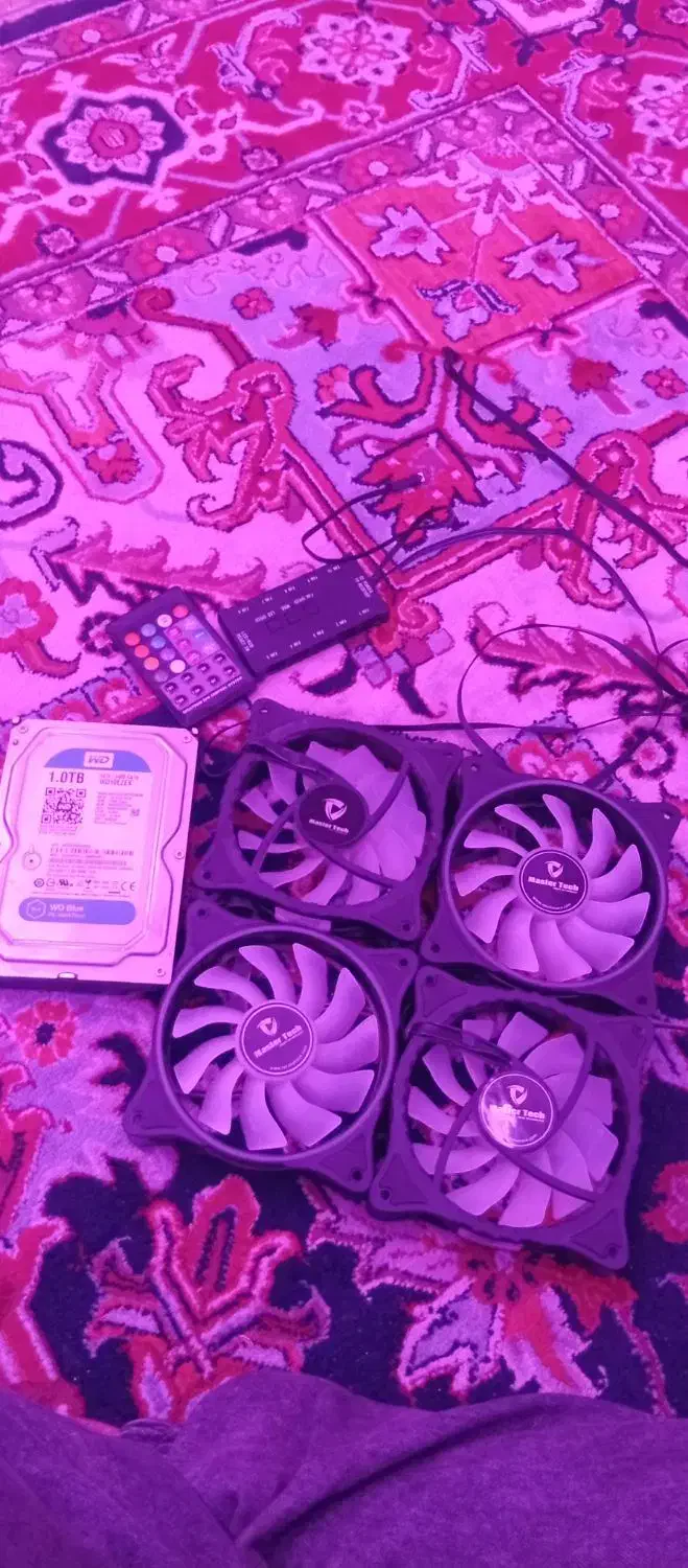 هاب فن + فن ARGB|قطعات و لوازم جانبی رایانه|شیراز, شهرک قمشه|دیوار