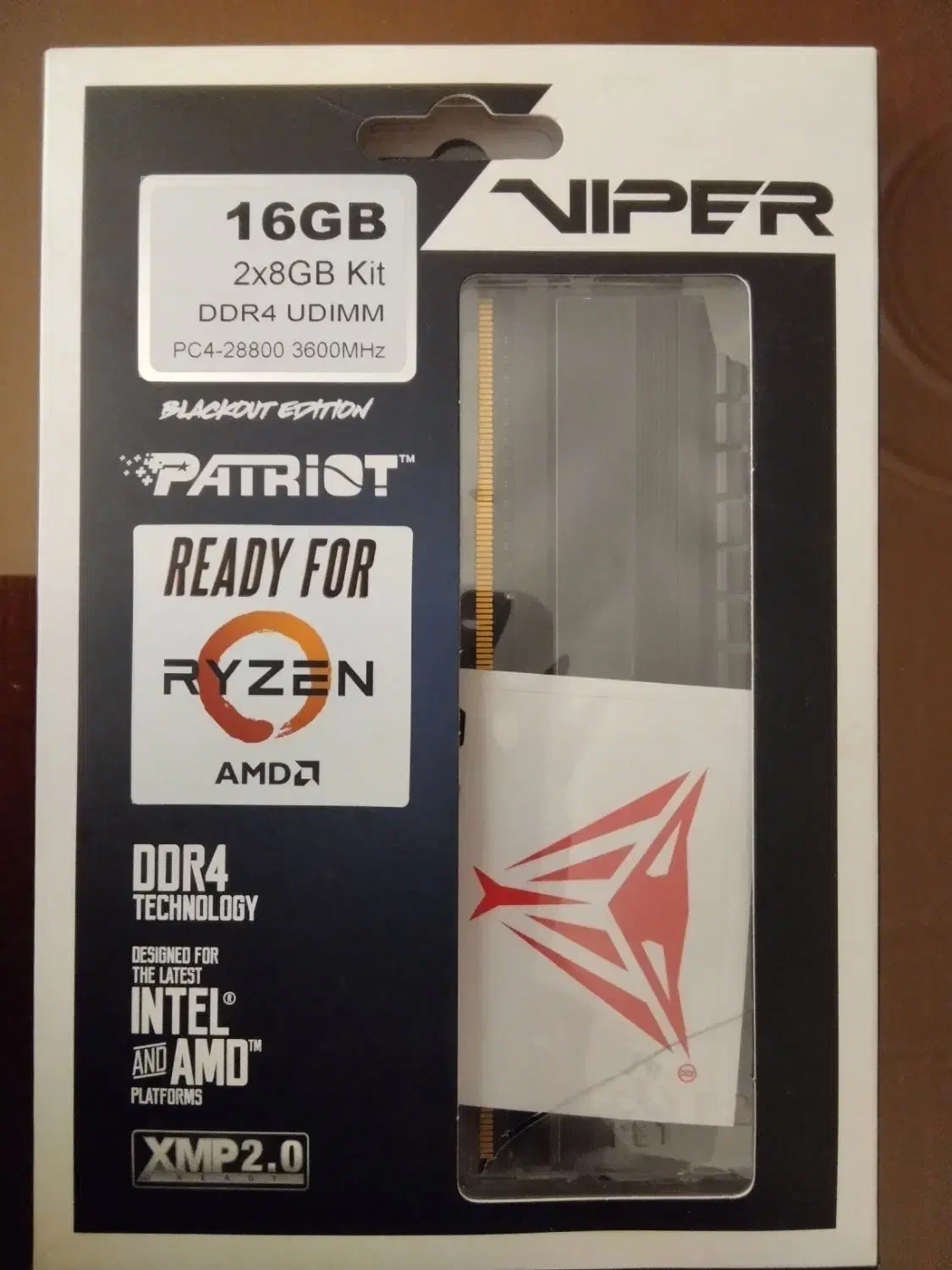 RAM DDR4 16GB 3600Mhz Patriot Viper رم|قطعات و لوازم جانبی رایانه|تهران, شهرک هما|دیوار