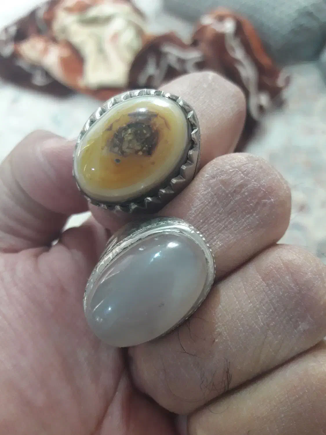 انگشترفروشی دوعدد500 هزار|بدلیجات|خرم‌آباد, |دیوار