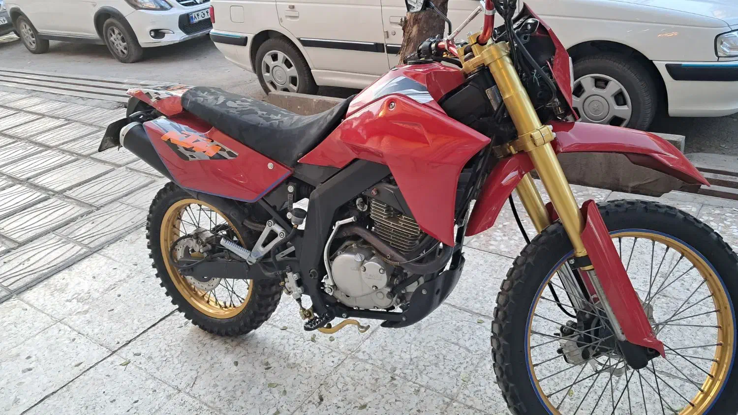 موتور تریل ۲۰۰ کویر روان مدل ۹۳|موتورسیکلت|قم, علی آباد|دیوار