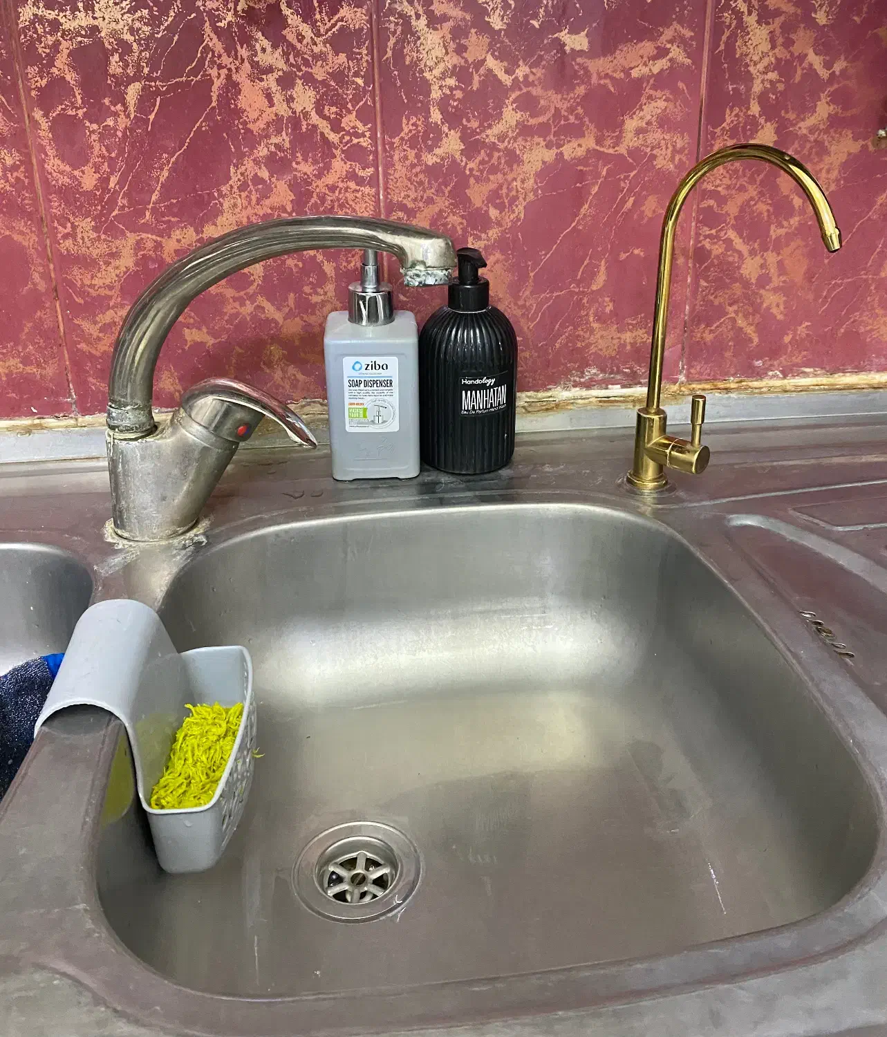 سینک و شیرالات|آب‌چکان و نظم‌دهنده ظروف|بیرجند, |دیوار