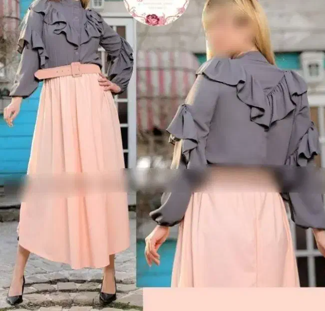 ست شومیز و دامن و کمربند|لباس|کرمان, |دیوار