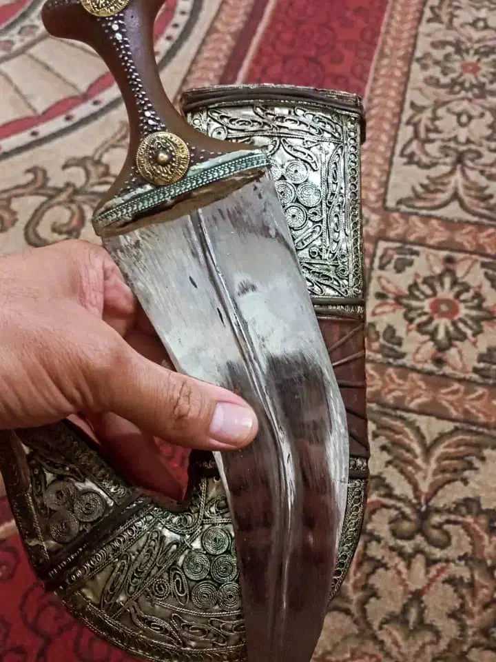 خنجر یمنی عتیقه|کلکسیون اشیاء عتیقه|اهواز, علی آباد|دیوار