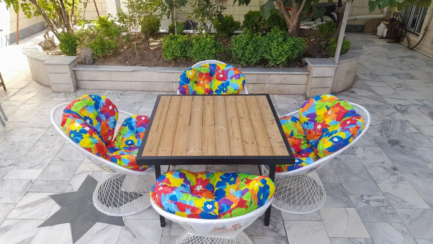 مبلمان باغی چوبی|صندلی و نیمکت|دلیجان, |دیوار