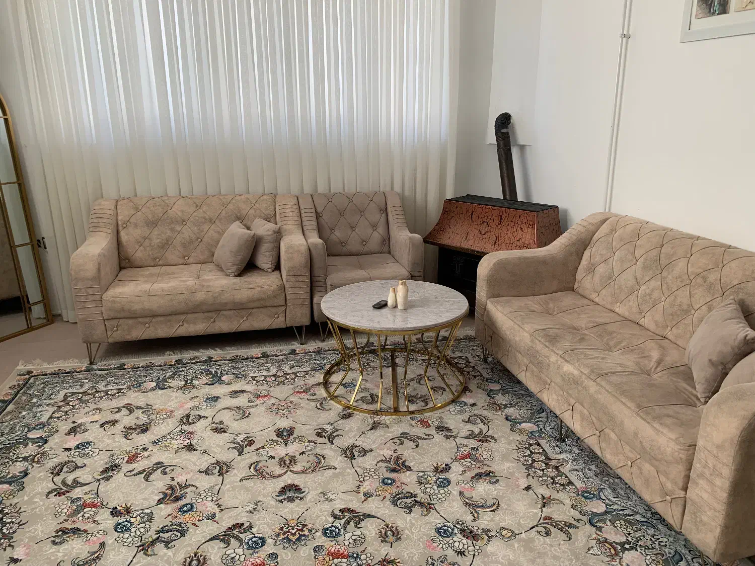 مبل ۷نفره با عسلی ست|مبلمان خانگی و میز عسلی|مریوان, |دیوار