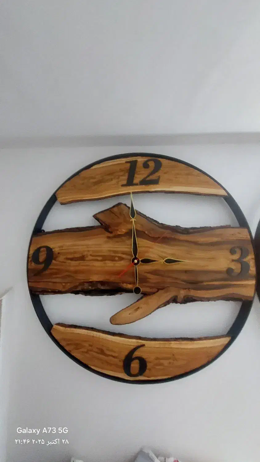 ساعت دیواری چوبی|ساعت دیواری و تزئینی|اندیشه, شهرک مریم|دیوار