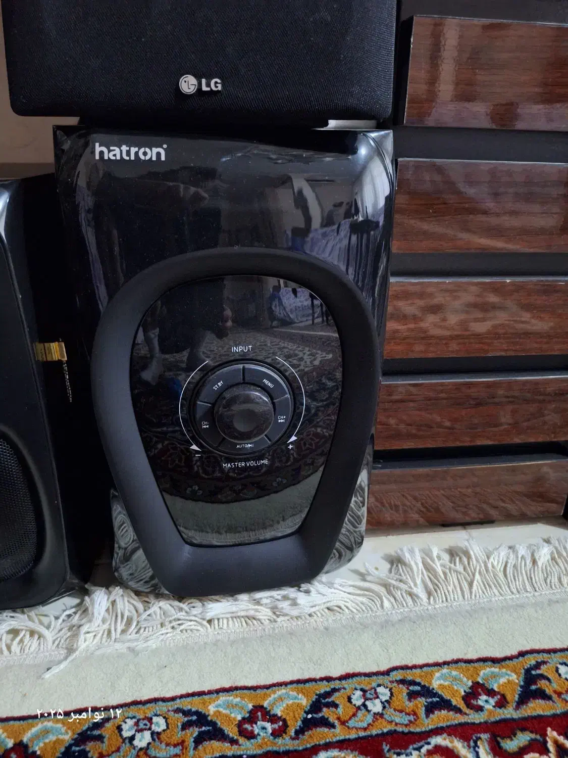اسپیکر xp و هاترون hatron|سیستم صوتی خانگی|تربتحیدریه, منصوریه|دیوار