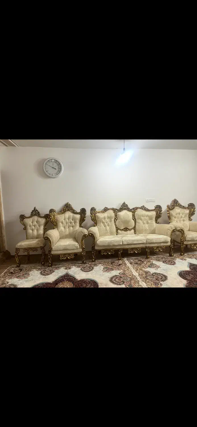 مبل سلطنتی|مبلمان خانگی و میز عسلی|گنبد کاووس, |دیوار