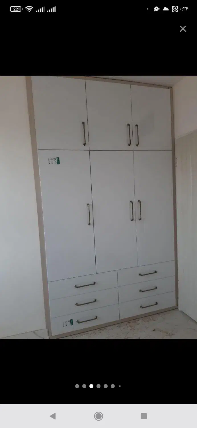 کمد کابینت کتابخانه|جاکفشی، کمد، دراور|بیرجند, |دیوار