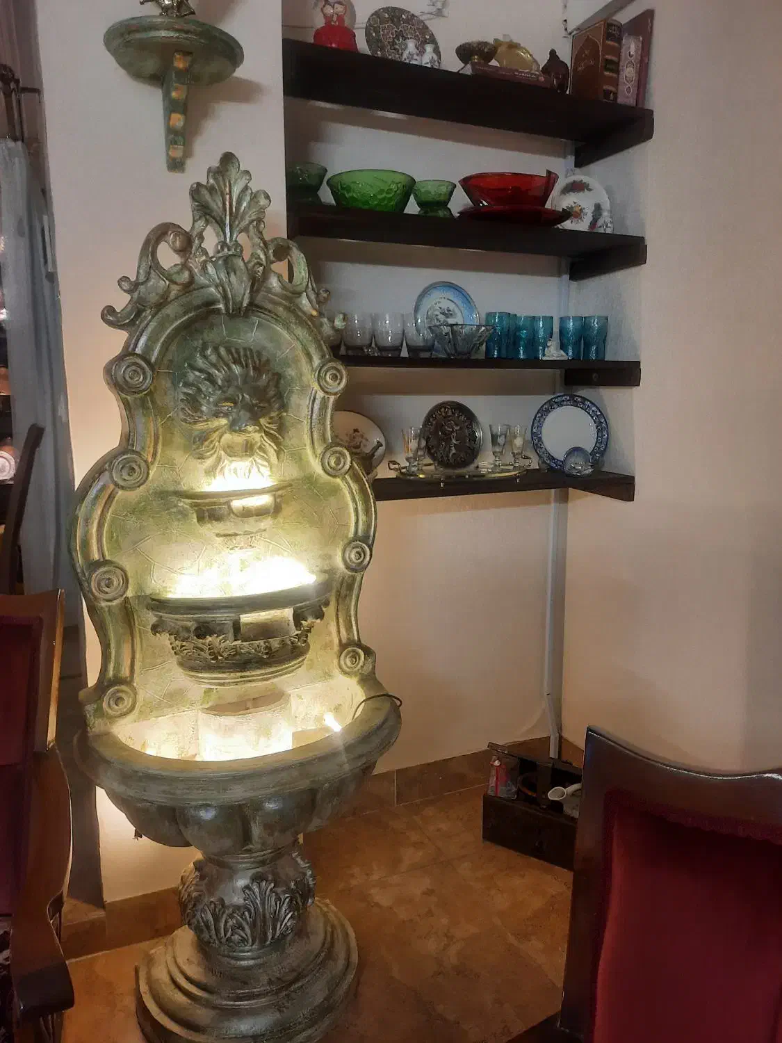 آبنما سبز|مجسمه، تندیس، ماکت|گرگان, |دیوار