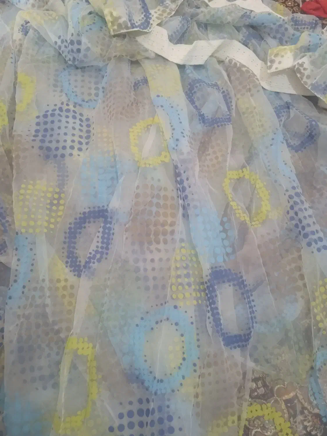 پرده چهارونیم متری جنس شیشه ای|پرده، رانر، رومیزی|سقز, |دیوار