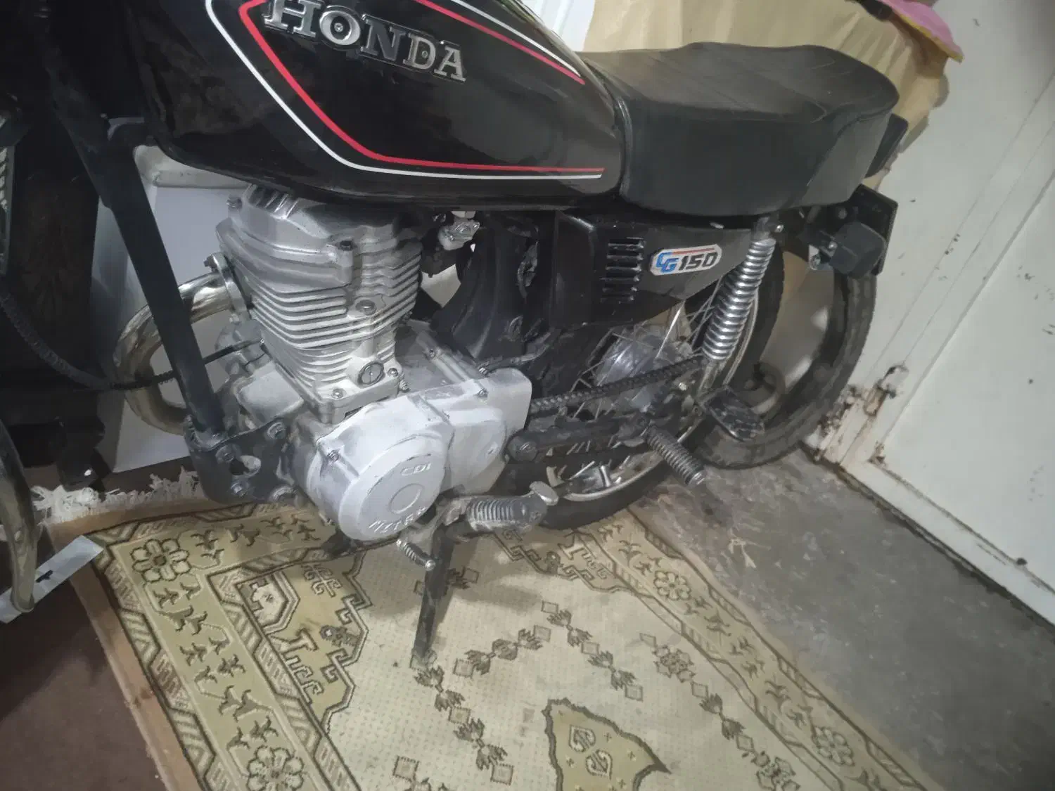 موتورسیکلت مزایده شافت وقلاف دنده های شکسته|موتورسیکلت|قروه, |دیوار