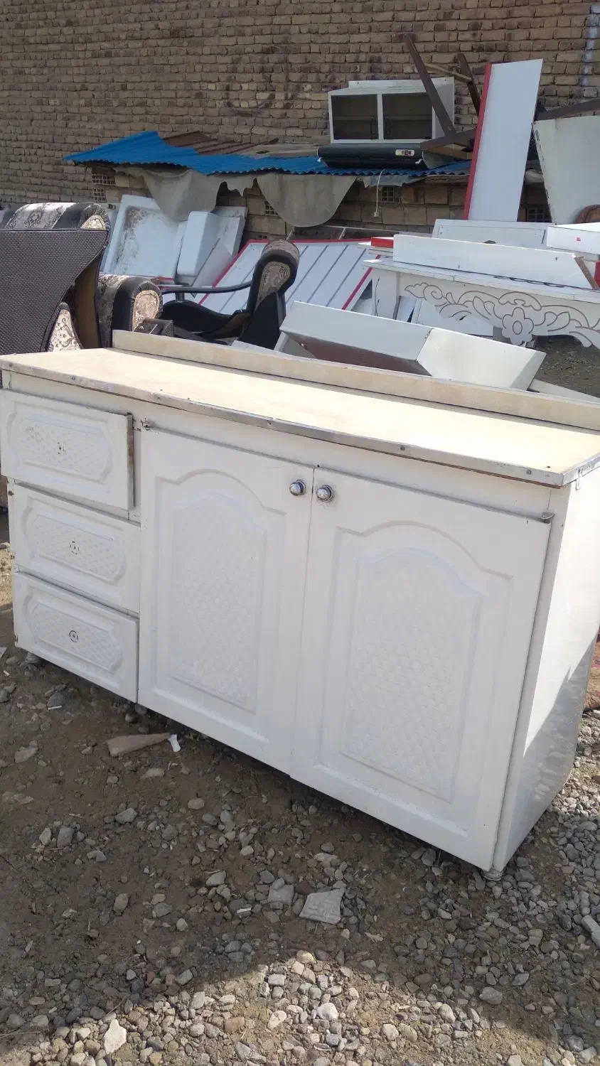 کابینت فلزی ظرفشویی ۲ سینی تک لگن|مصالح و تجهیزات ساختمان|ارومیه, |دیوار