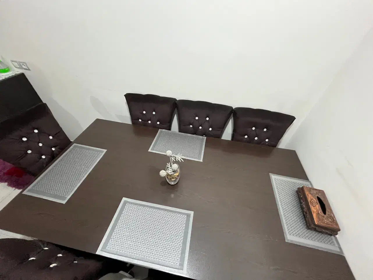 میز غذا خوری هشت نفره|میز و صندلی غذاخوری|بندرلنگه, |دیوار