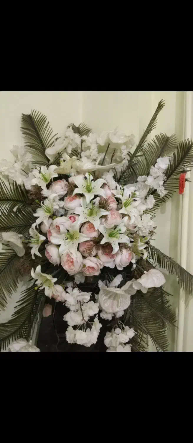 دسته گل ترحیم|گل مصنوعی|دزفول, |دیوار