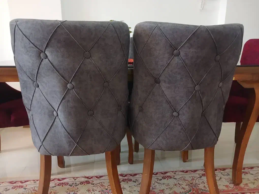 ناهار خوری ۶ نفره چستر|میز و صندلی غذاخوری|محمدشهر, شهرک پیام (مهرالبرز)|دیوار