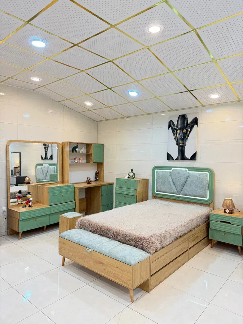 سرویس خواب نوجوان الماس - سرای شاهکار|تخت و سرویس خواب|یزد, |دیوار