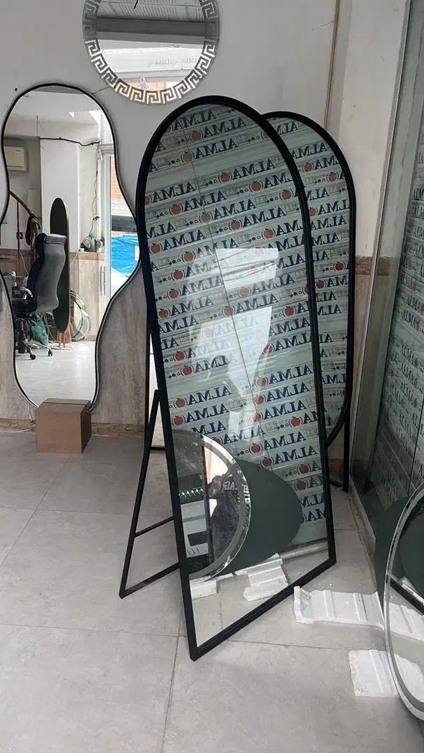 اینه فلزی مدل پنجره ایی ابعاد ۱۸۰ سفارشی|آینه|قائمشهر, |دیوار
