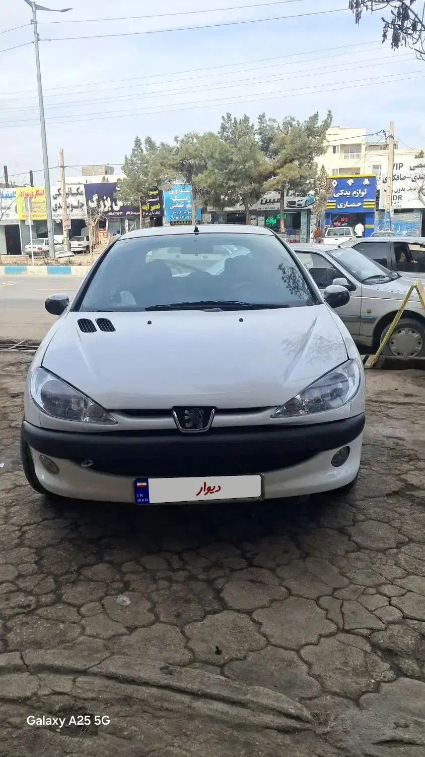 206 سفید مدل89|خودرو سواری و وانت|بجنورد, |دیوار