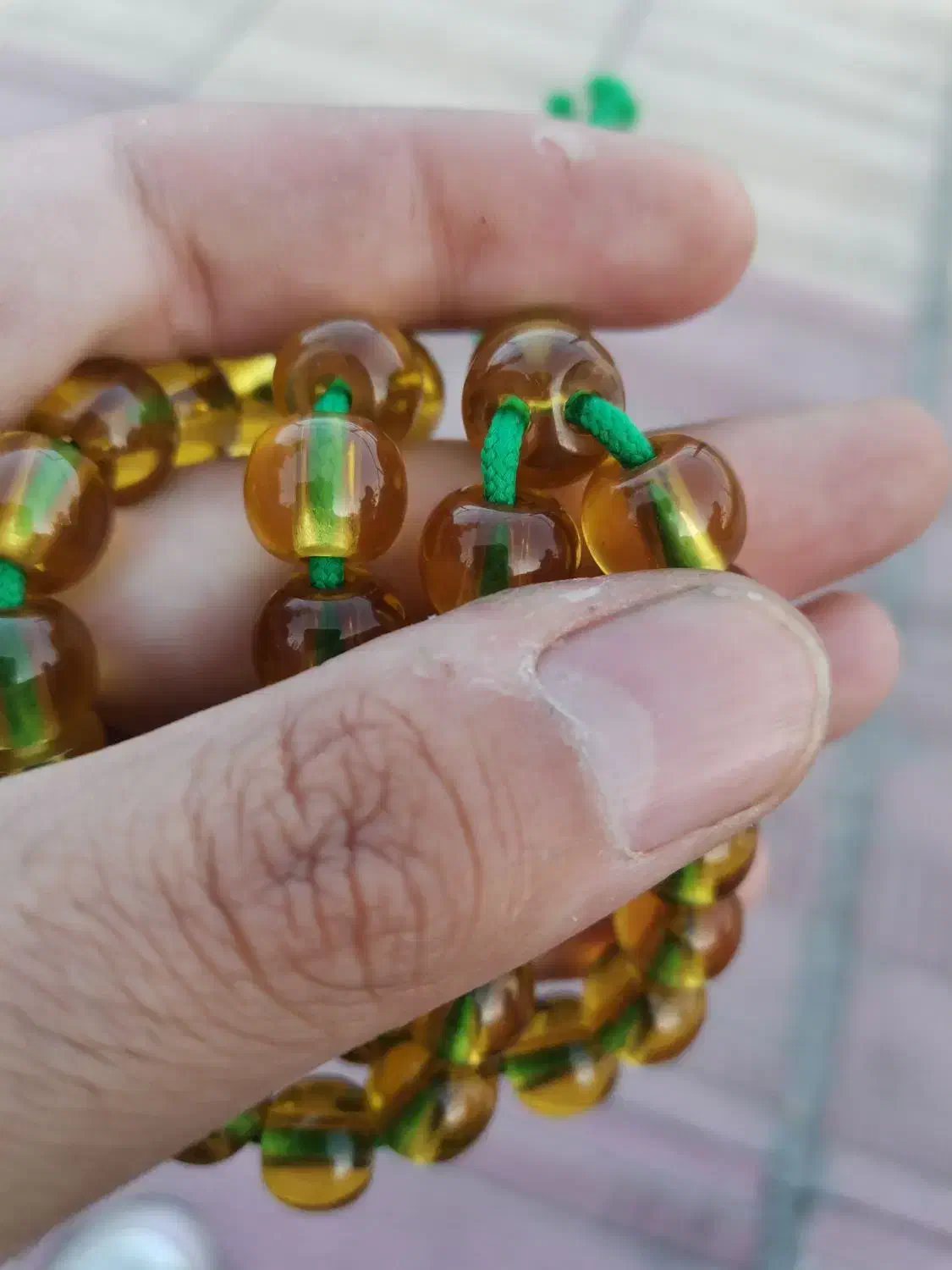 تسبیح کهنه آلمان و تسبیح کهربا|جواهرات|کرمانشاه, |دیوار