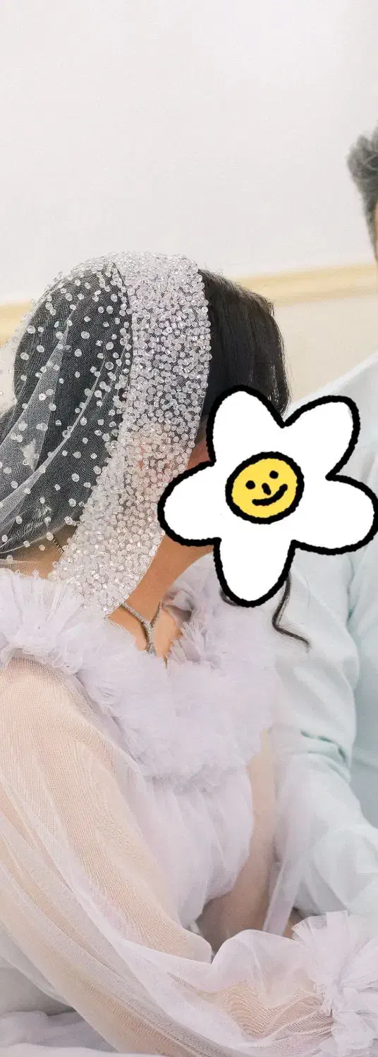 لباس نامزدی و تور سر یک بار پوشیده شده|لباس|وحدتیه, |دیوار