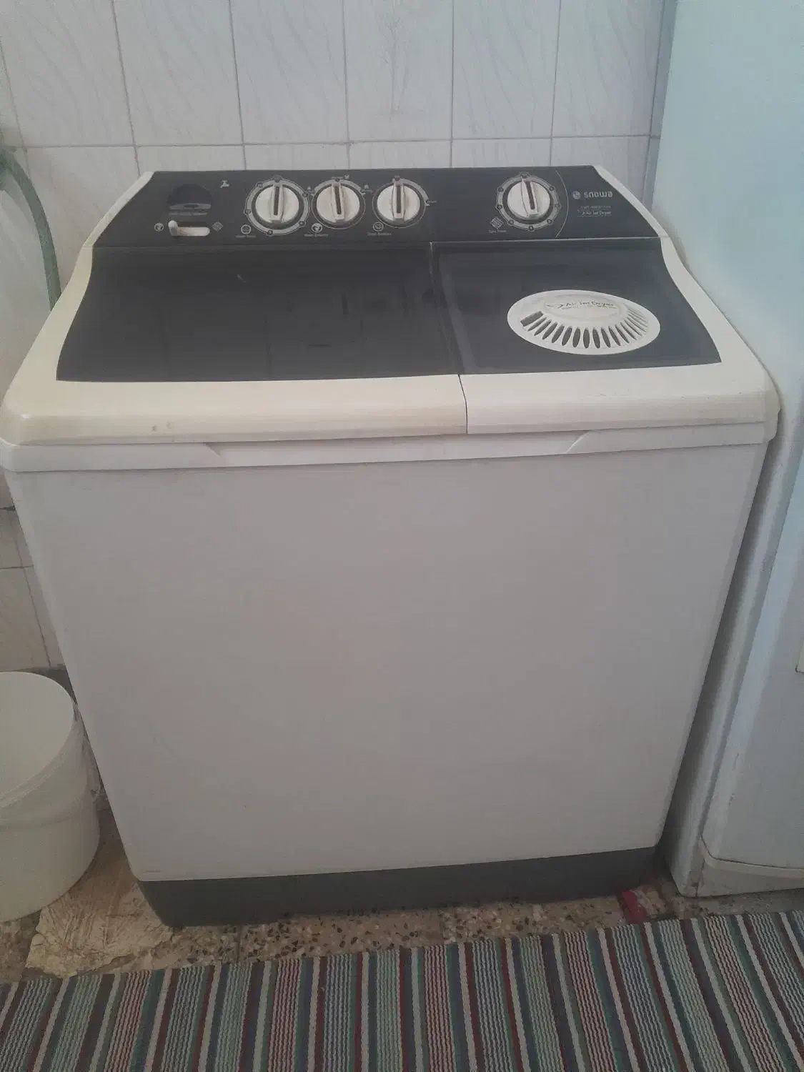 لباسشویی اسنوابزرگ درحد نو فقط موتور خشک کنش سوخته|ماشین لباسشویی و خشککن لباس|مرودشت, ژیان|دیوار