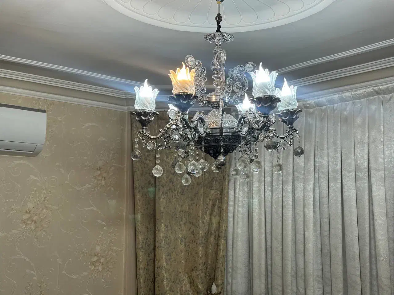 دوعدد لوستر عباسی|لوستر و چراغ آویز|مشهد, شهرآرا|دیوار