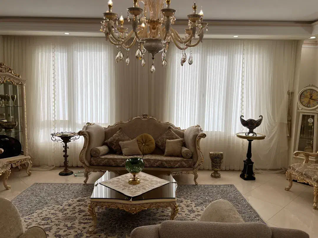 فروش مبلمان استیل ۹ نفره همراه با نهار خوری ۸ نفره|مبلمان خانگی و میز عسلی|ورامین, ورامین|دیوار