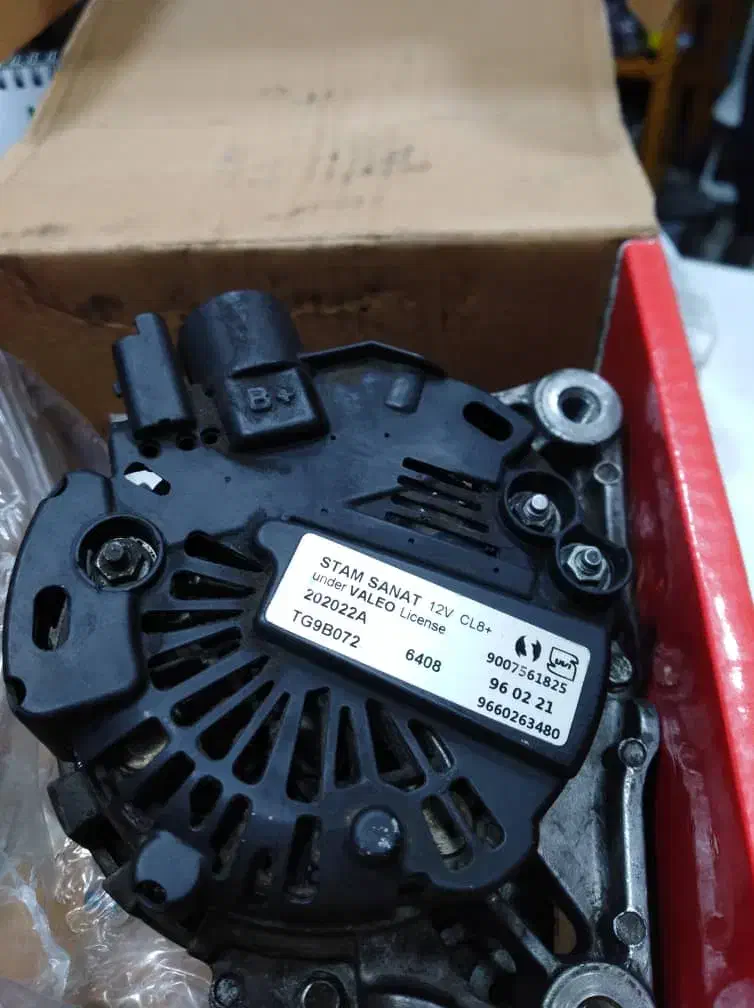 دینام 206 استوک|قطعات یدکی و لوازم جانبی|رشت, منظریه|دیوار