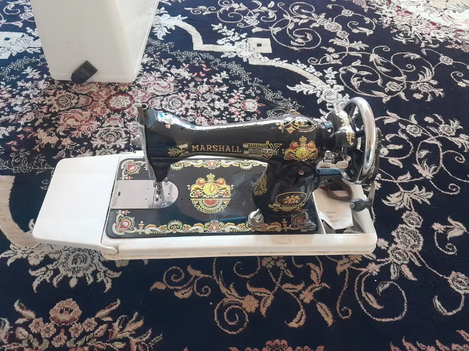 چرخ خیاطی مارشال قدیمی|لوازم خیاطی و بافتنی|مشگین شهر, |دیوار