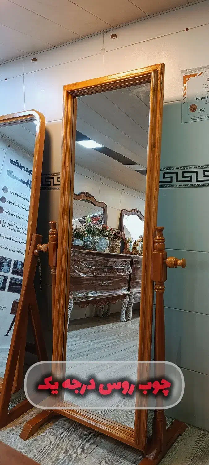 آینه های ایستاده در ۳ مدل مختلف -گالری چوب مروارید|آینه|تبریز, |دیوار