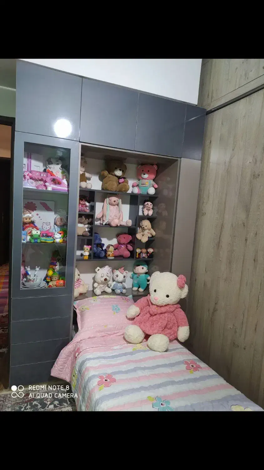 تخت تاشو وکمد بچه|تخت و سرویس خواب|قدس, شهرقدس|دیوار