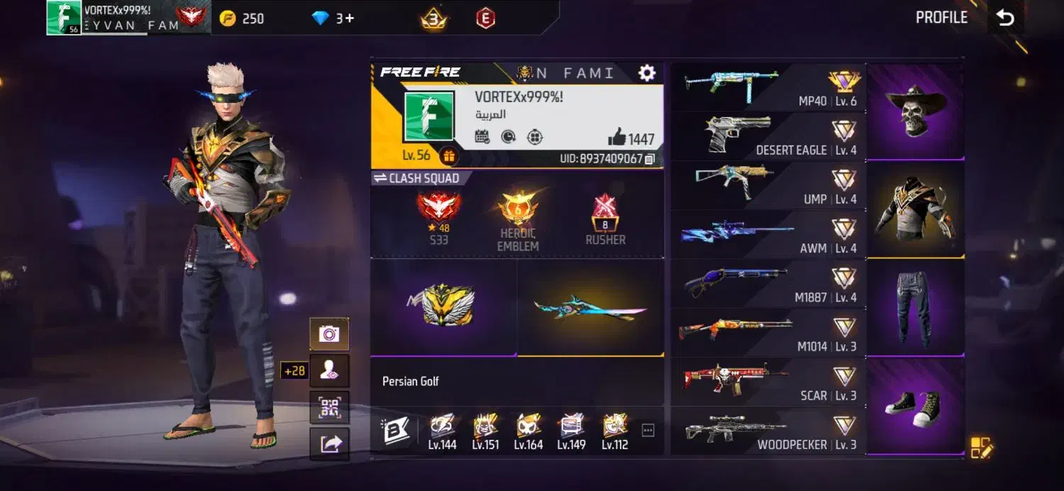 اکانت فری فایر|کنسول، بازی ویدئویی و آنلاین|ایوان, |دیوار