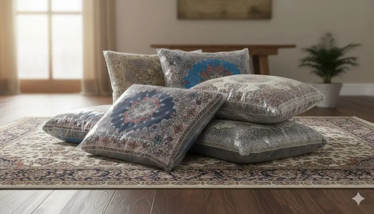 پشتی طرح تسنیم مدل شاهنشین|پشتی|طرقبه, |دیوار